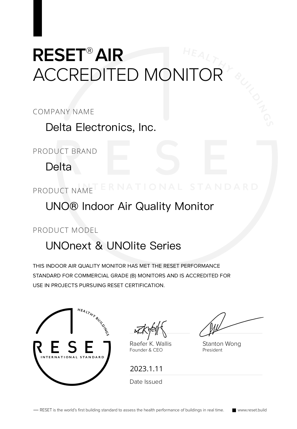 RESET_certificate_Delta_UNOnext & UNOlite Series