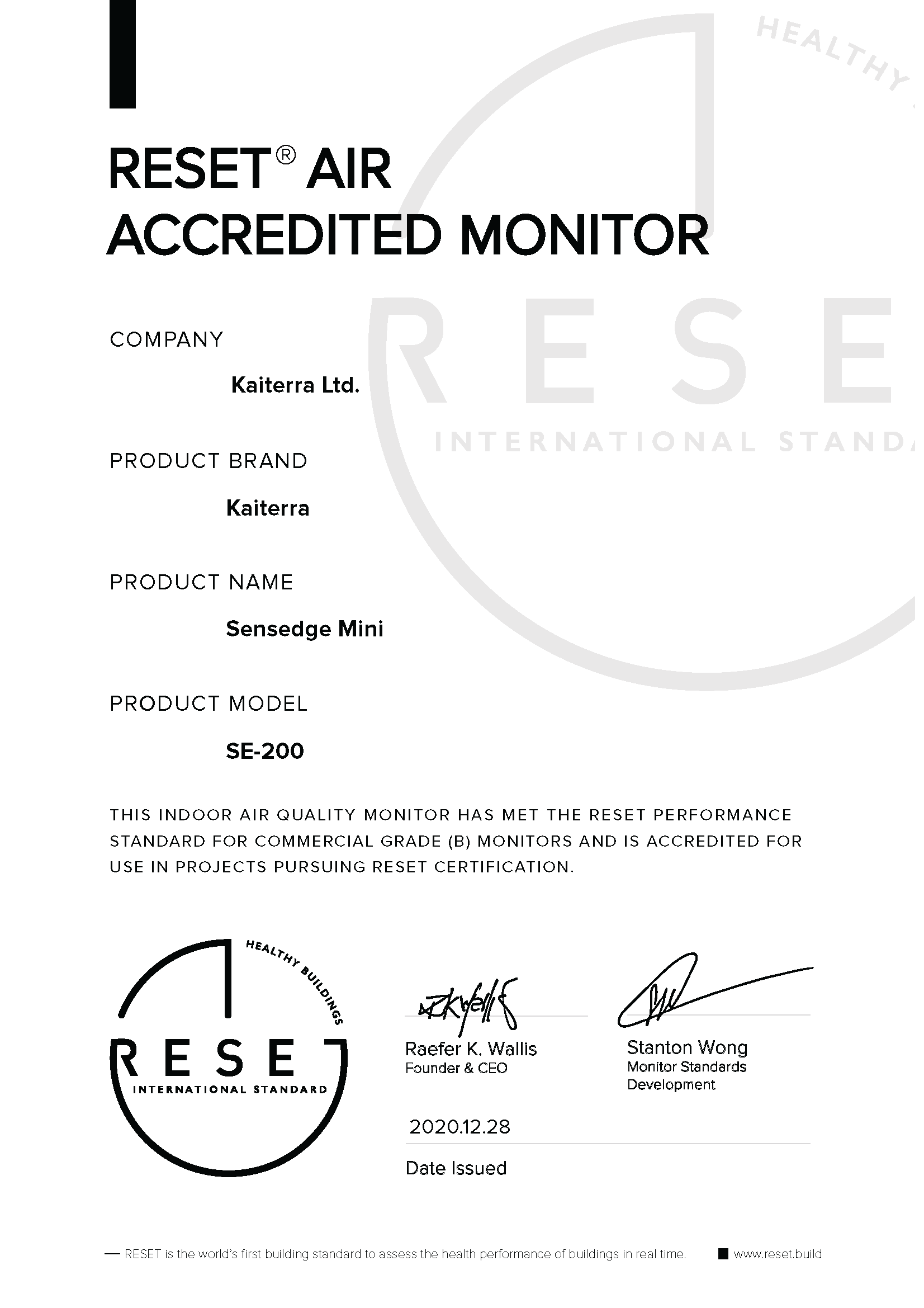 RESET_certificate_Kaiterra_Sensedge Mini